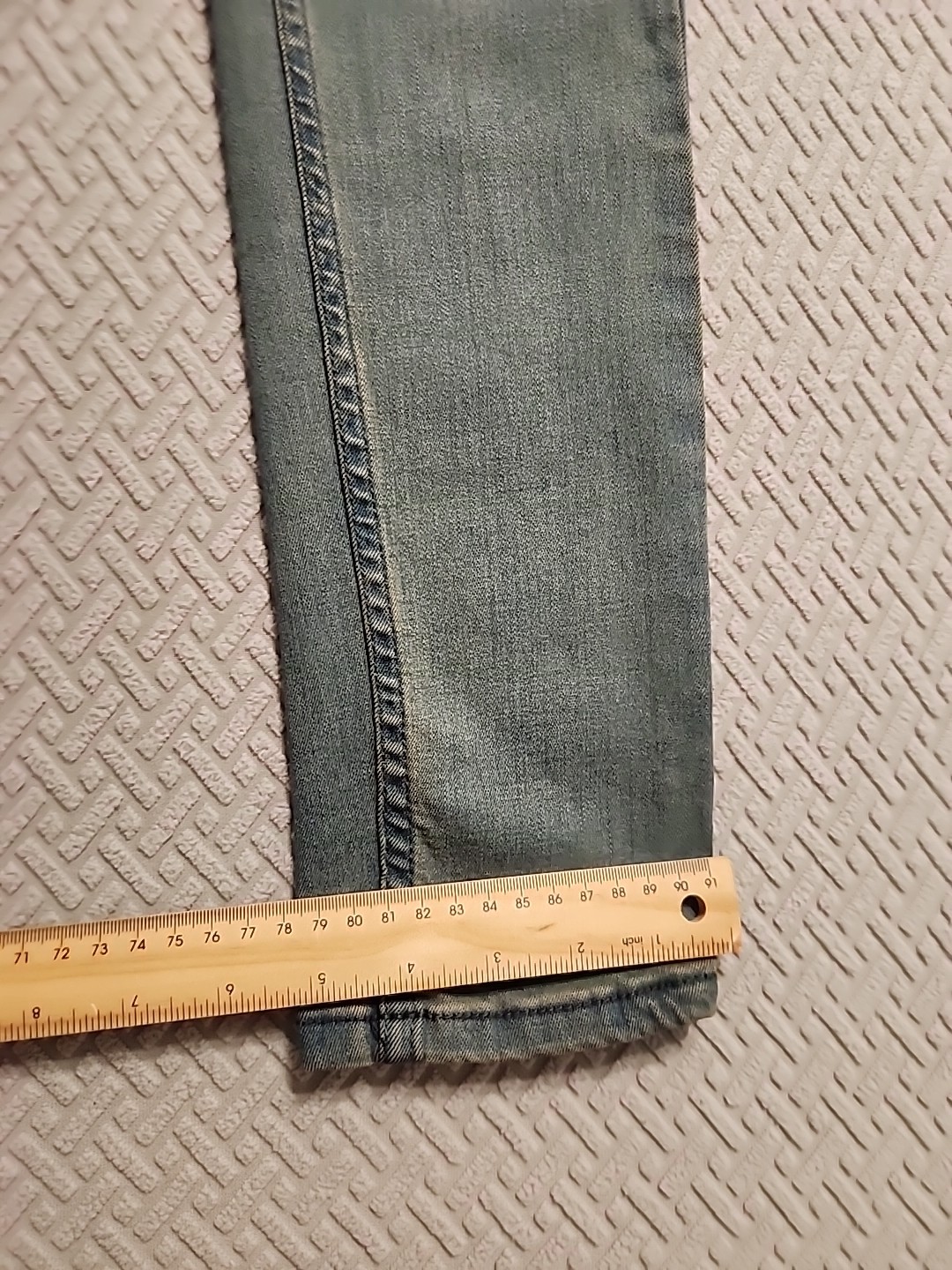 NEW Serenede Men’s “Aged Blue ” jeans size 30×32 NWT streetware slim jeans