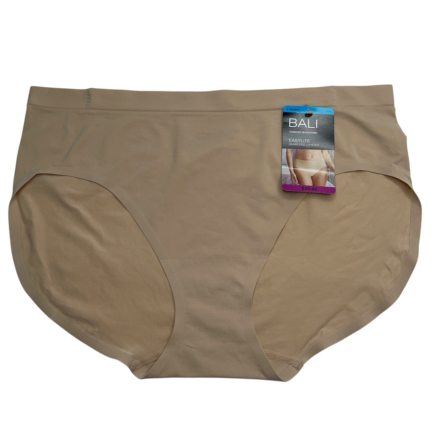 Bali Hipster Panties Easylite Seamless Smooth Comfort 3 Pair Underwear DFESP3