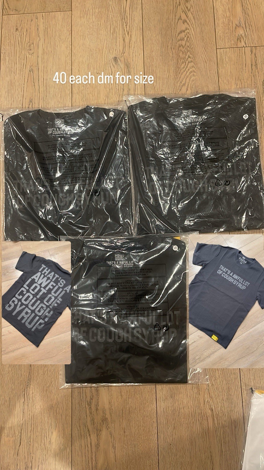 Mixed Lot Unisex Baby Cotton Graphic Print Logo T-Shirts White/Black 3-6 Months