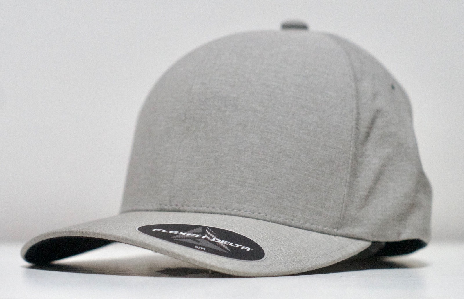New The Original FlexFit Delta Mens Gray Plain Work Tech Hat RHTNBR-5 SML/MED
