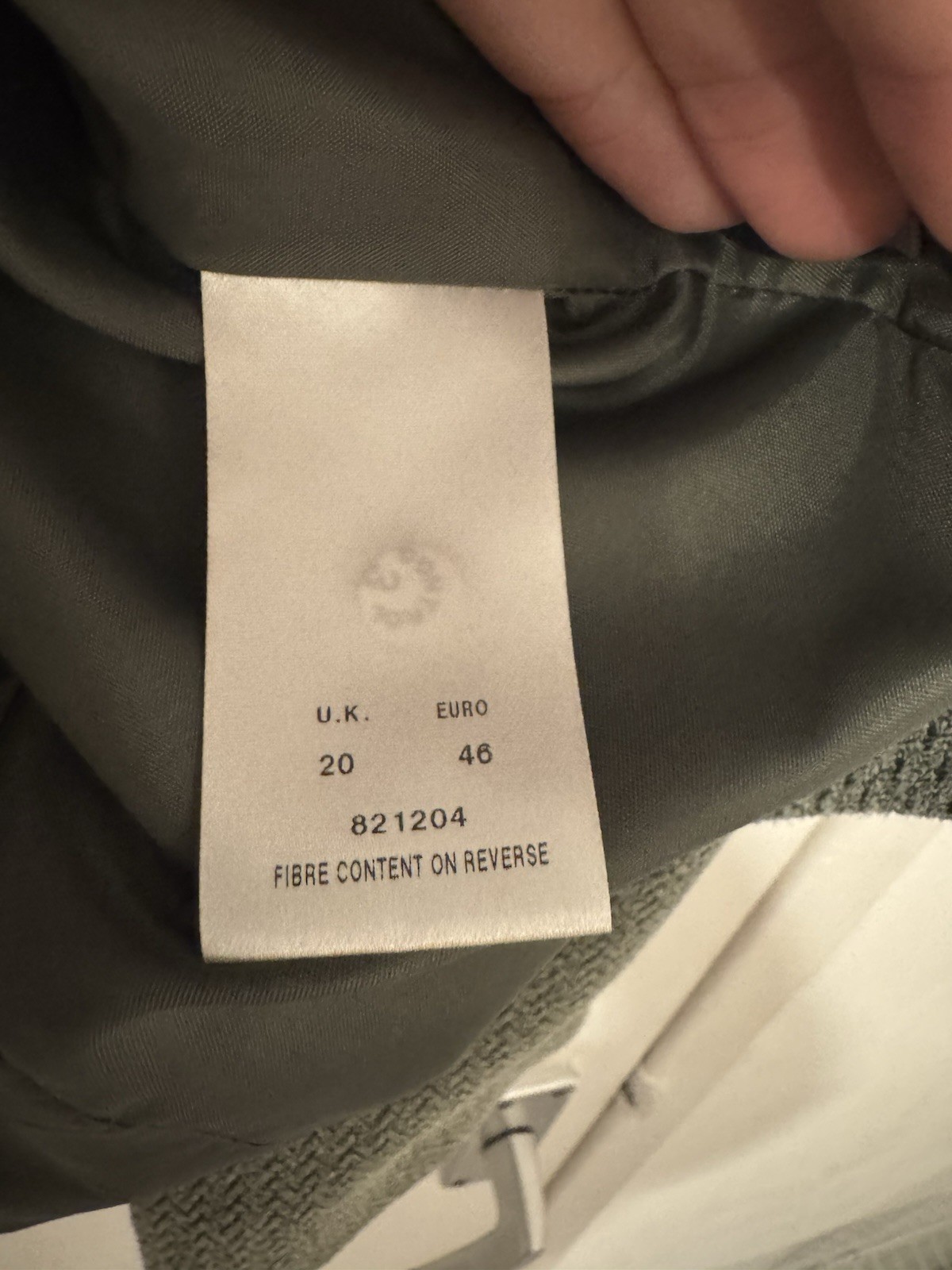 Eastex Vintage Grey Herringbone Wool Blend Blazer – Site 20 – New Without Tags