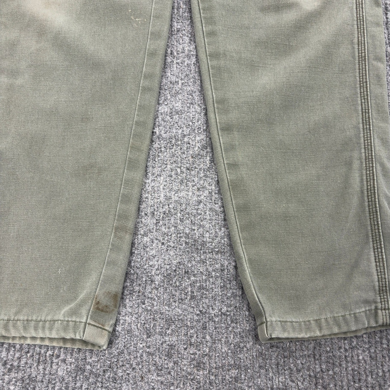 Carhartt Pants Mens 36×34 Moss Green Cotton Nylon FR Flame Resistant Workwear
