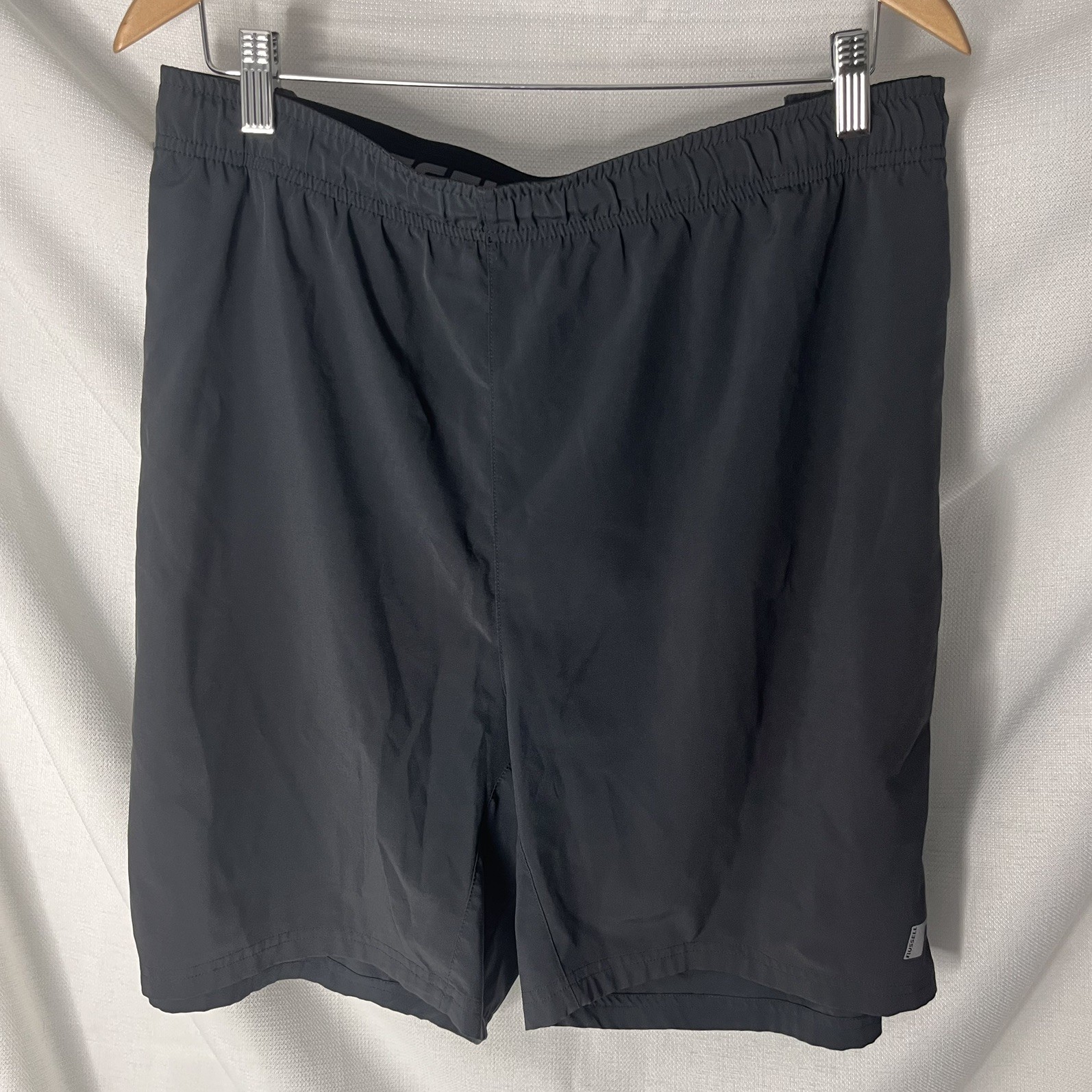 Russel Dri-Power 360 Dark Gray Camo Athletic Shorts Size 2XL