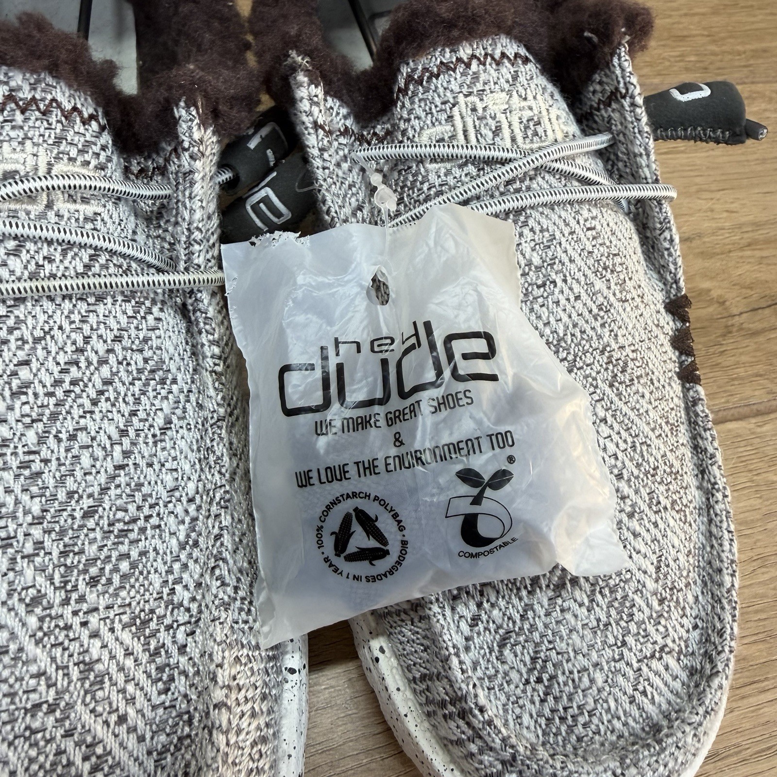 Hey Dude Wendy Salt And Pepper Lightweigth Slip-On Comfort Women’s Size 5 Shoes