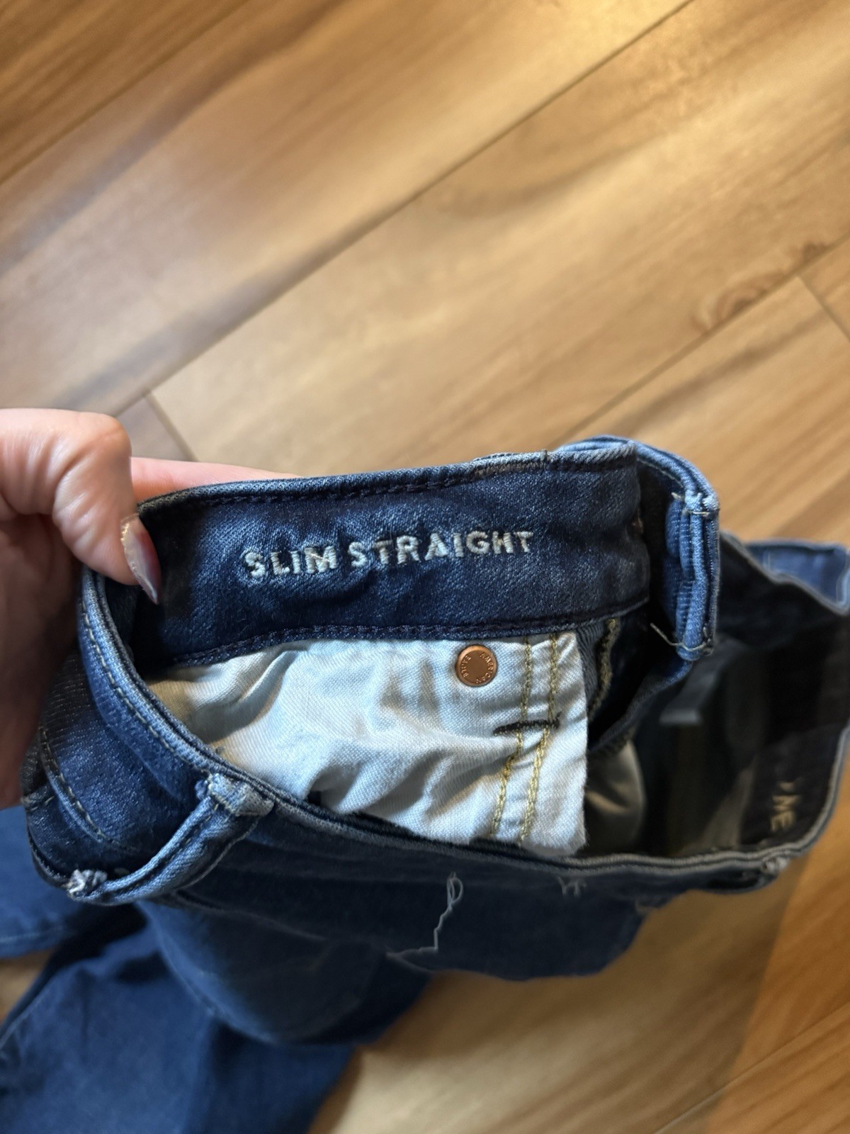 American Eagle Men’s 32×34 Dark Wash Slim Straight Next Level Jeans
