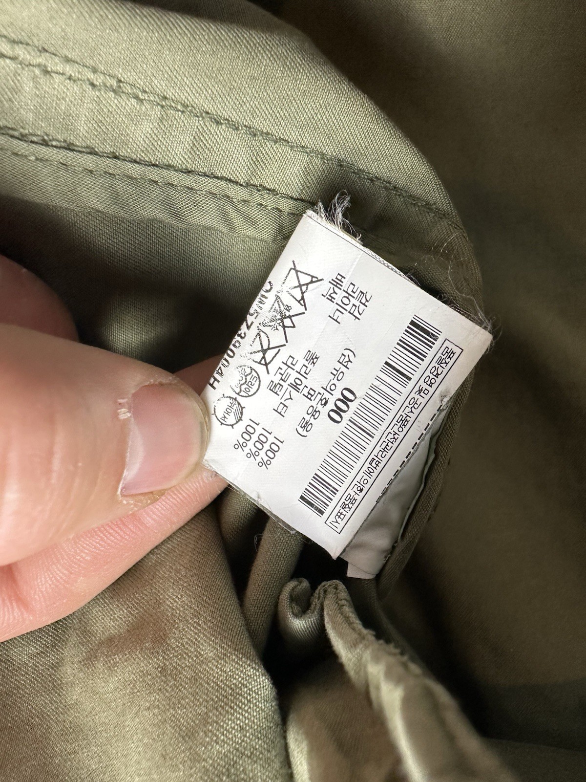 Men’s Beaker Japan Fishtail Parka Military Jacket Chainstitch Sz M Green Army