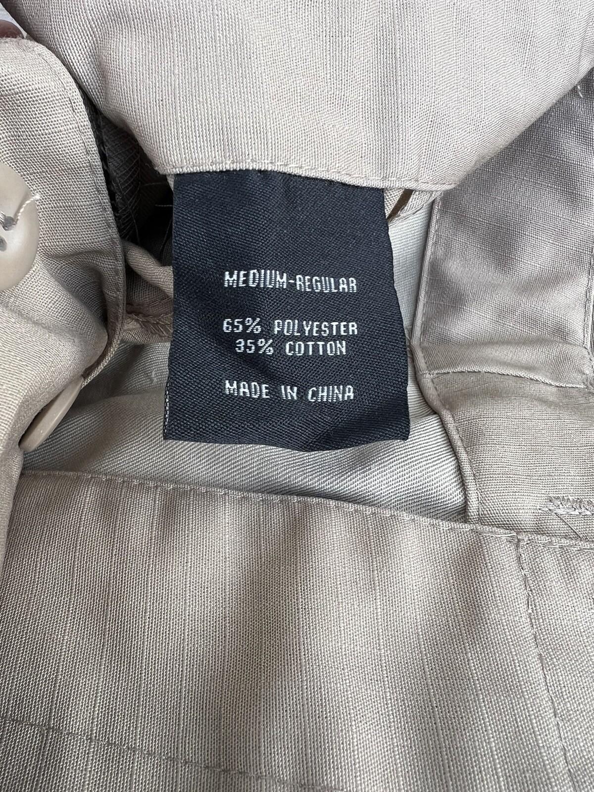 Military BDU Pants Khaki Ripstop Size Medium Regular New.