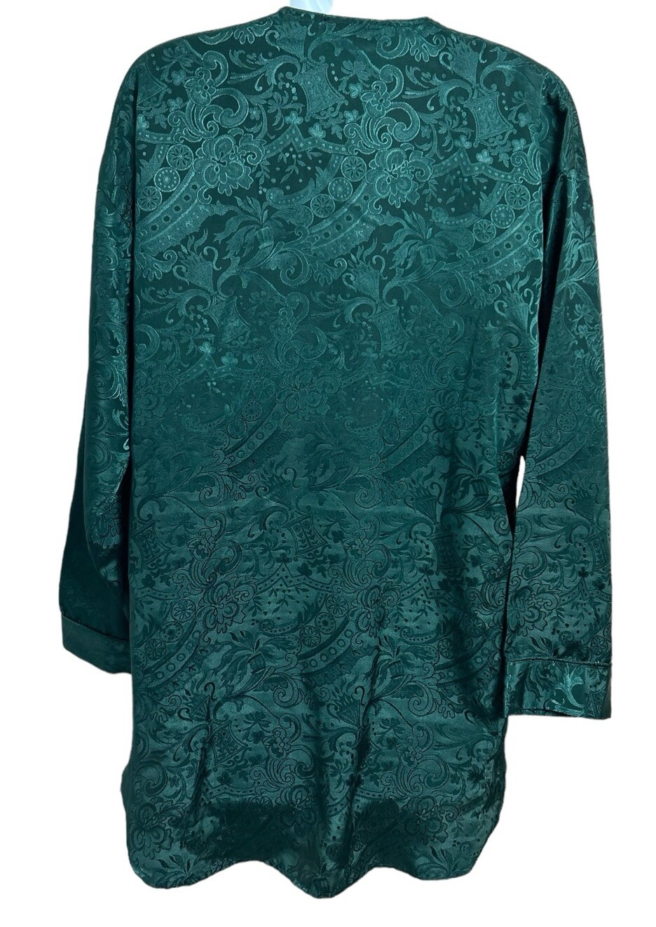 Vintage Victoria’s Secret Gold Label Green Silky Nightgown Sz Small Sleepshirt