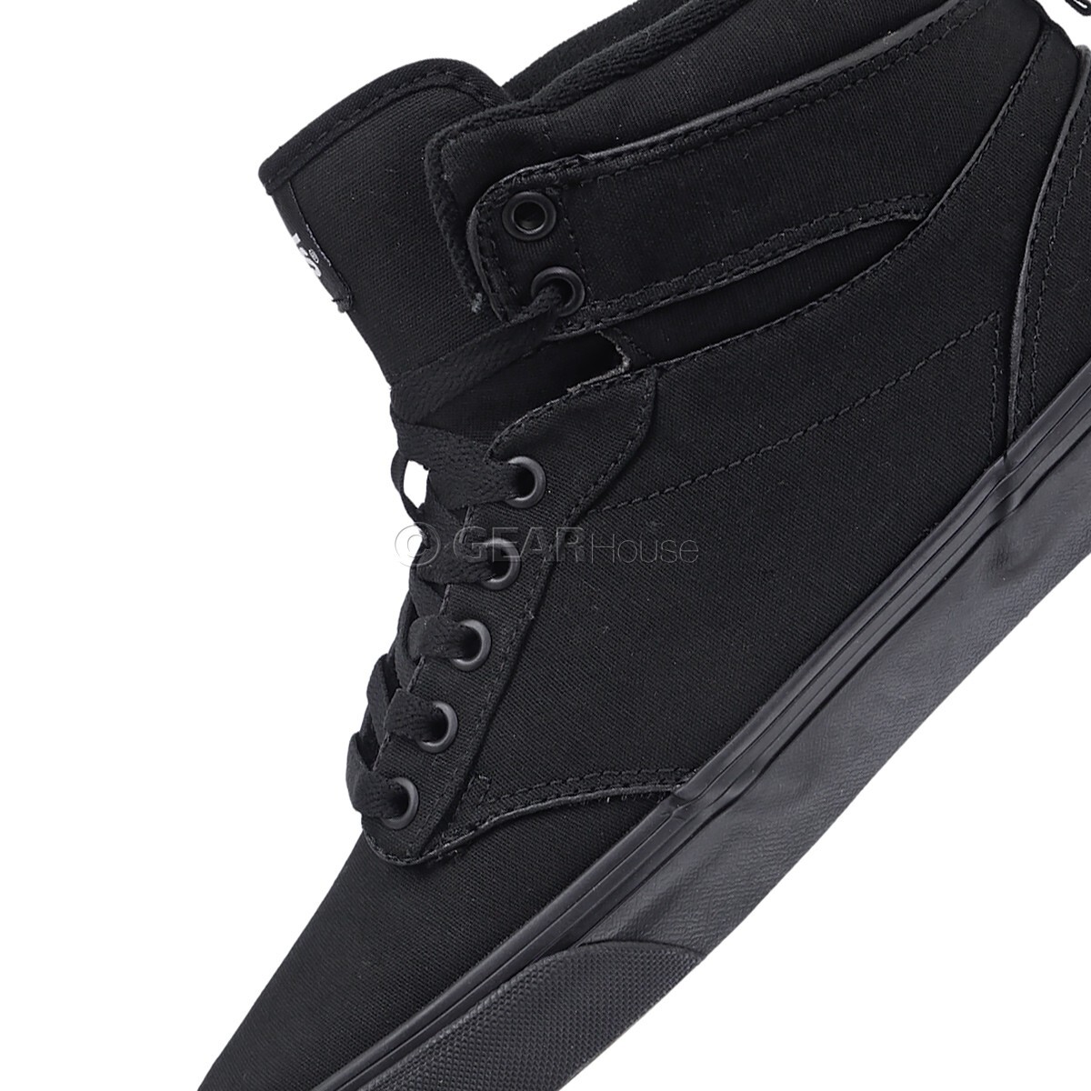 VANS Skate Atwood Hi Mens Skateboarding Shoes, Black Canvas High Top, Pick Size