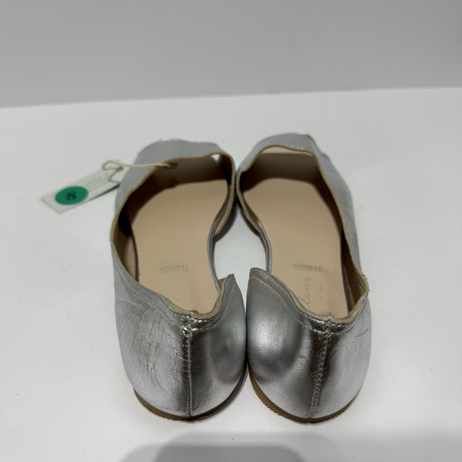 Avellini Womens Flats Silver Size EU39 M US8