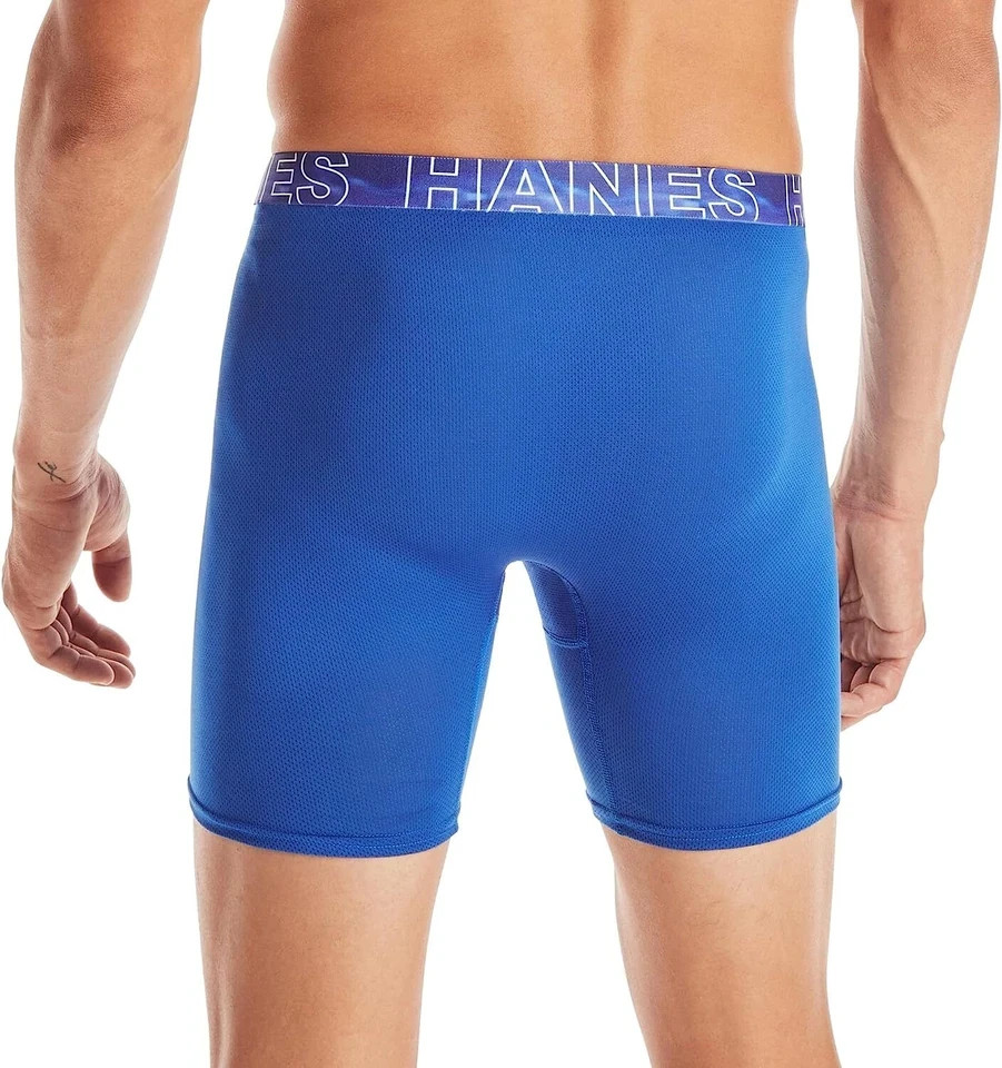 Hanes Men’s X-Temp Stretch Boxer Briefs Assorted-3 Medium