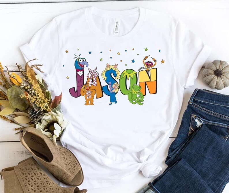 Muppets Show Shirt | Personalized Kermit Gonzo Animal Beaker T-Shirt