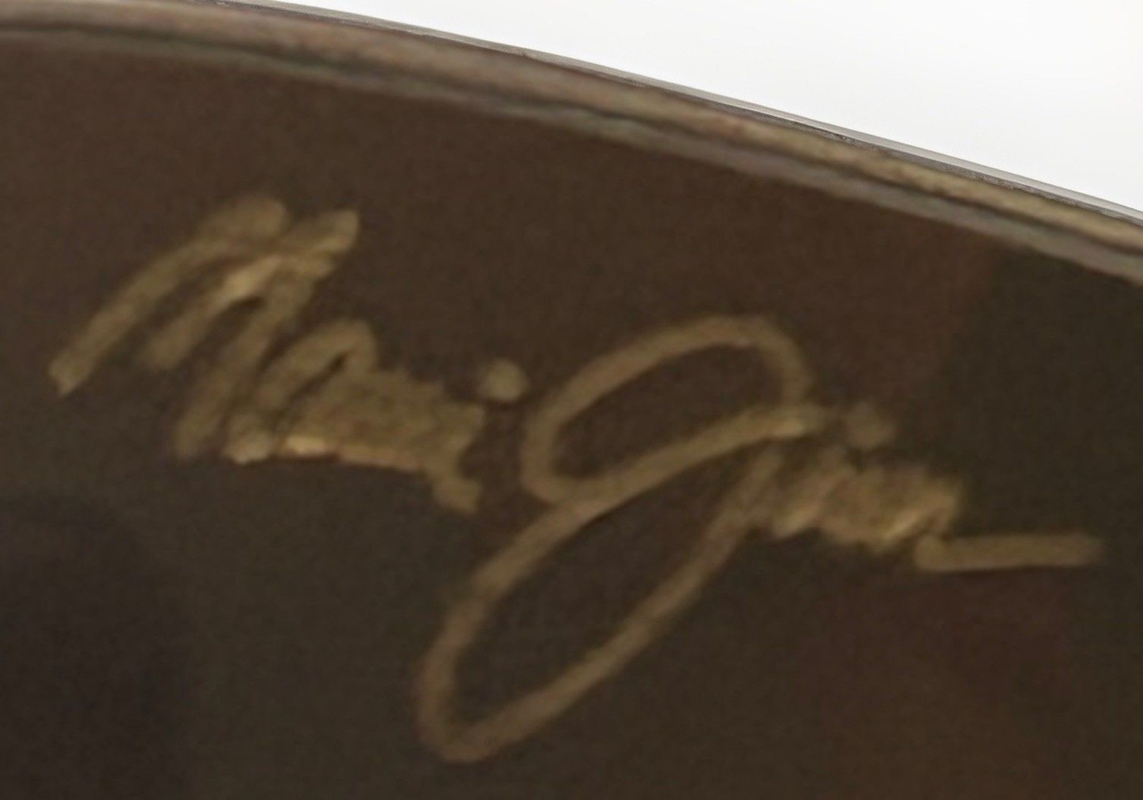 Maui Jim Windward Titanium Frame Bronze Polarized Lenses Japan Cloth Case