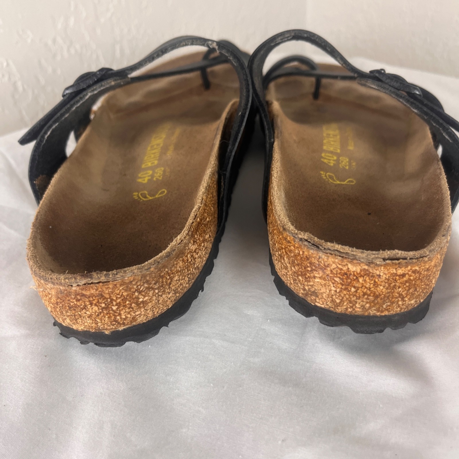 Birkenstock Mayari Sandals Upper Straps Cork Normal Width L9 M7 Black