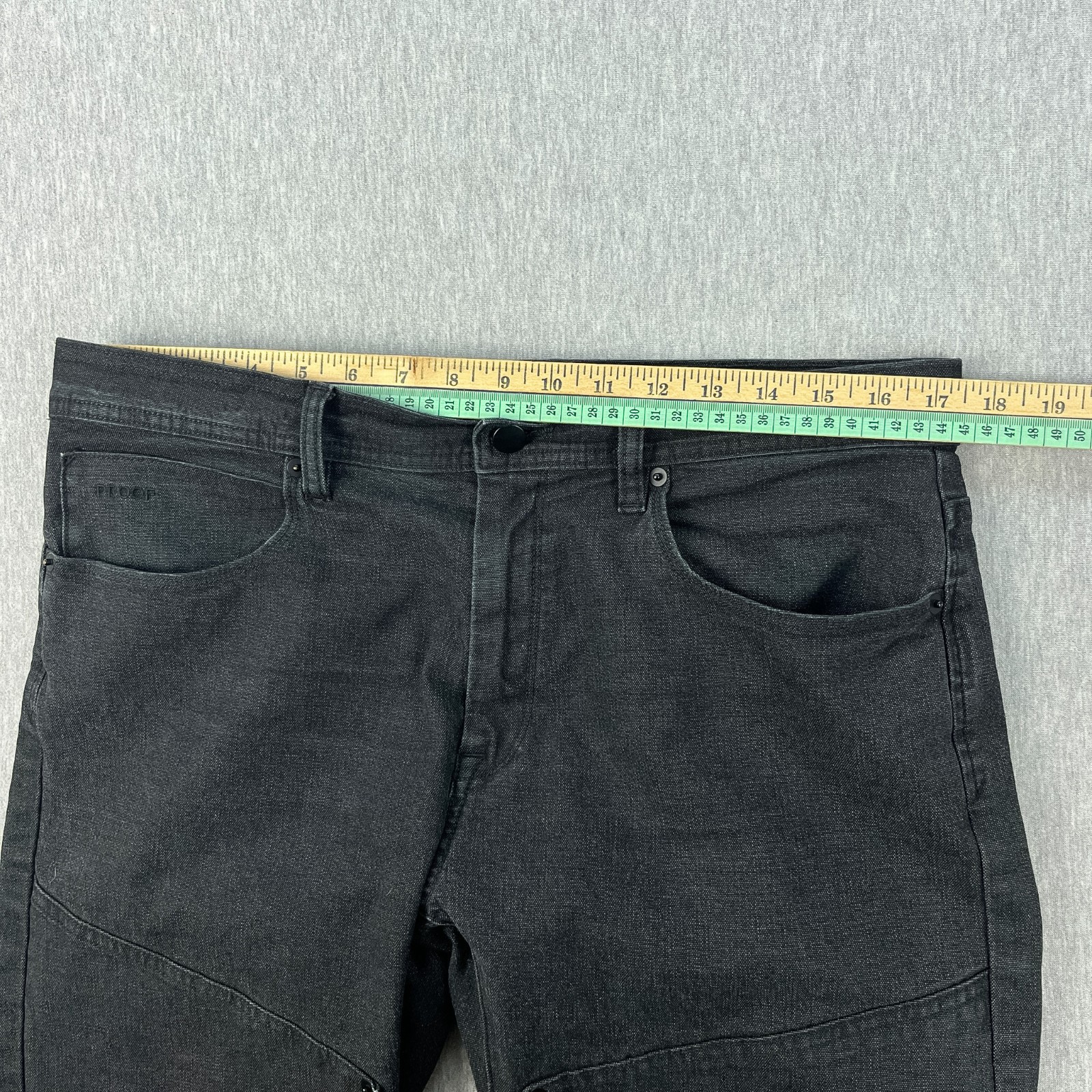 Proof Rover Double Knee Work Pant Mens 34×32 Slim Fit Gray Stretch Huckberry