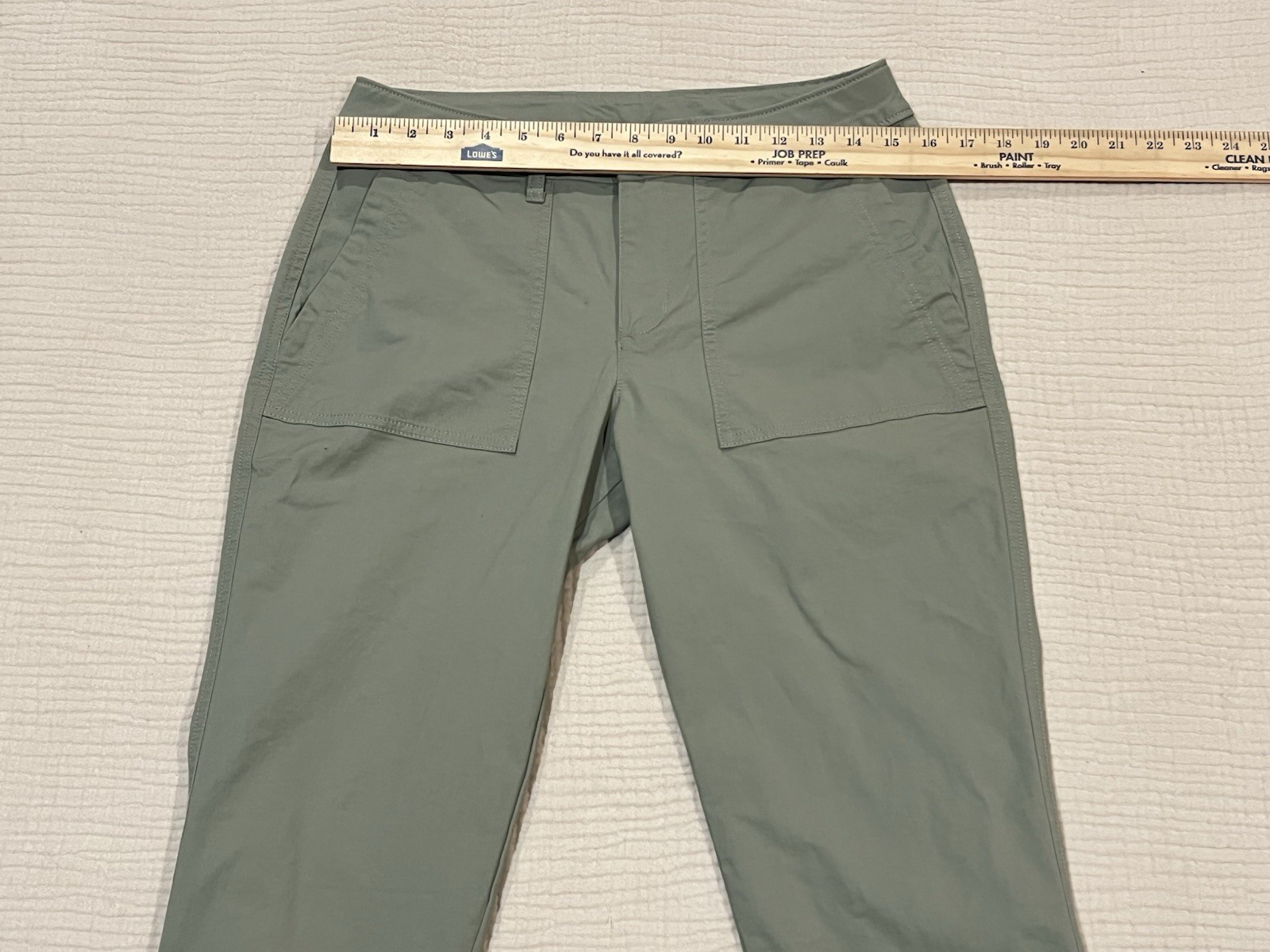 Outdoor Research Womens Shastin Green Chino Pant SZ 6 Hiking Backpacking UPF 50+