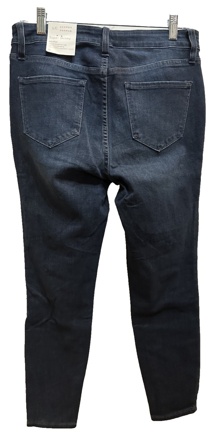 Lauren Conrad sz 12 Super Skinny Mid Rise Jeans – New