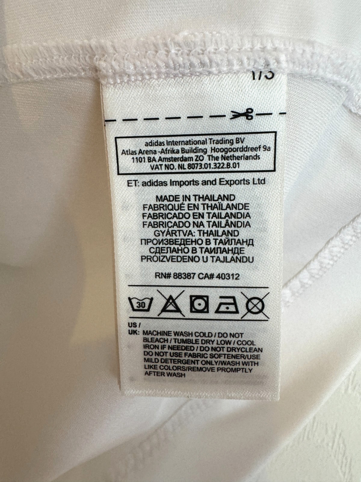 Adidas Stella McCartney ASMC Tank Tennis Barricade White Women’s Size Medium NEW
