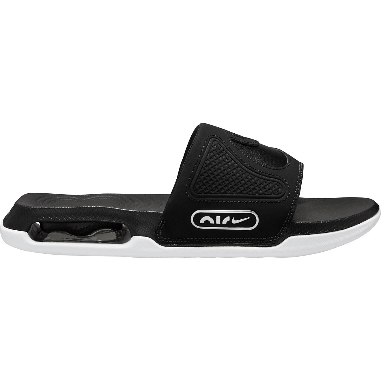 *NEW* Nike Air Max Cirro Slides Sandals Black Metallic Silver White DC1460 004