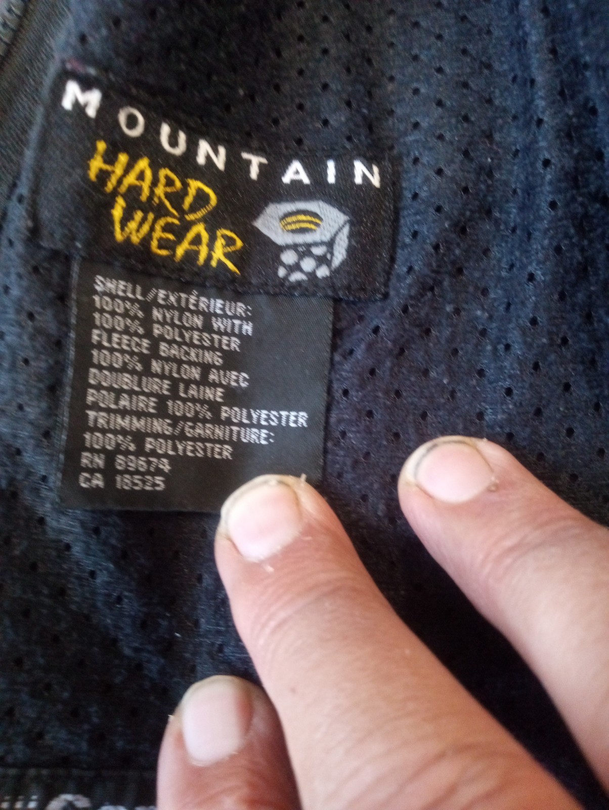 Vintage Mountain Hardwear Conduit Softshell Jacket sz M Women’s Gray Packable