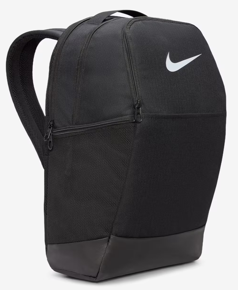 Nike Unisex Black Brasilia 9.5 Training Medium Laptop Backpack -DH7709-010 (24L)