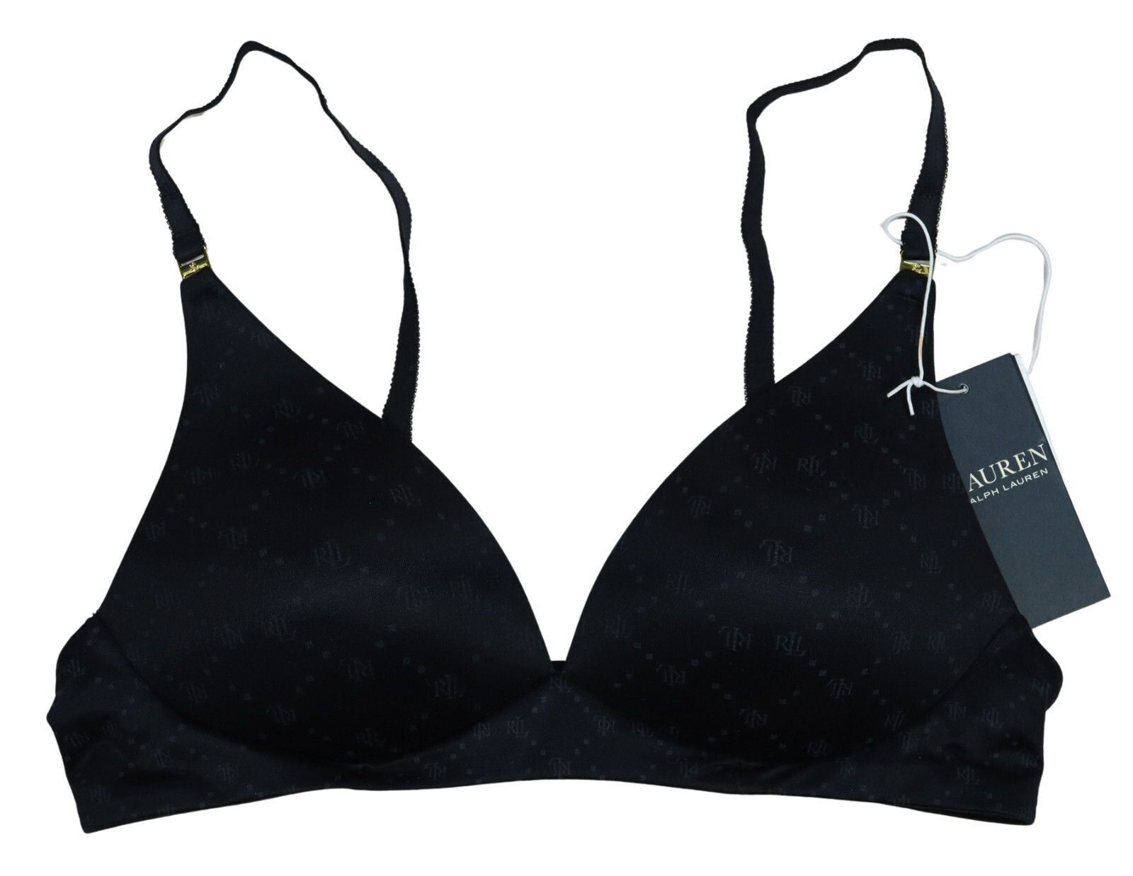 Ralph Lauren Comfort Wire-Free Full Coverage Padded Logo Women’s T-Shirt Bra NWT