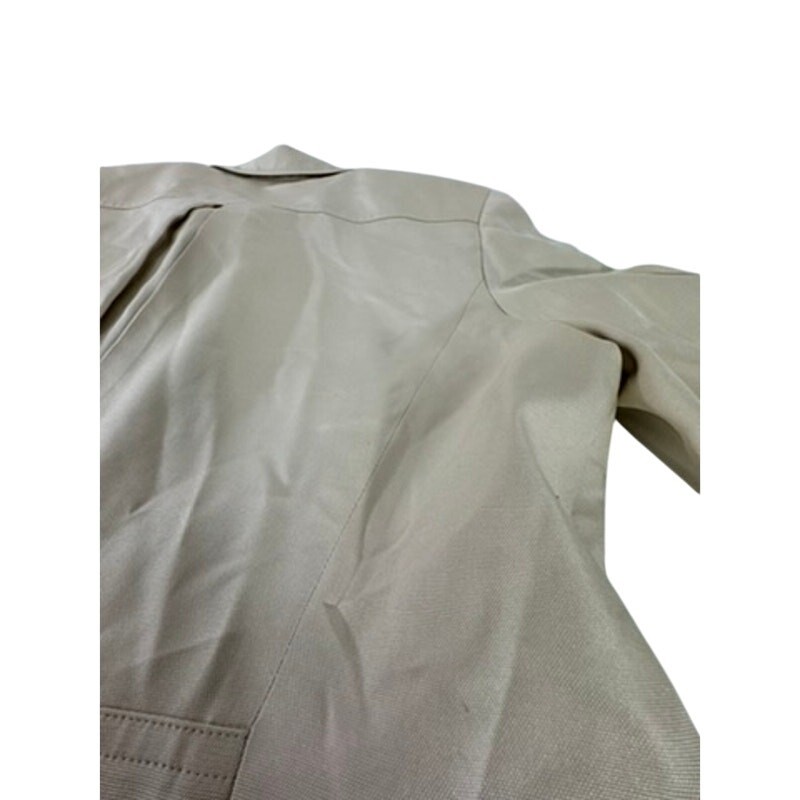 “TALBOTS” 100% Silk Button Up Minimalist Safari Blazer No Size SEE MEASUREMENTS