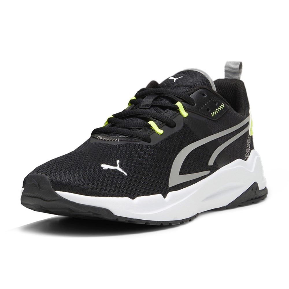 PUMA Stride Lace Up Mens Black Sneakers Casual Shoes 38942214
