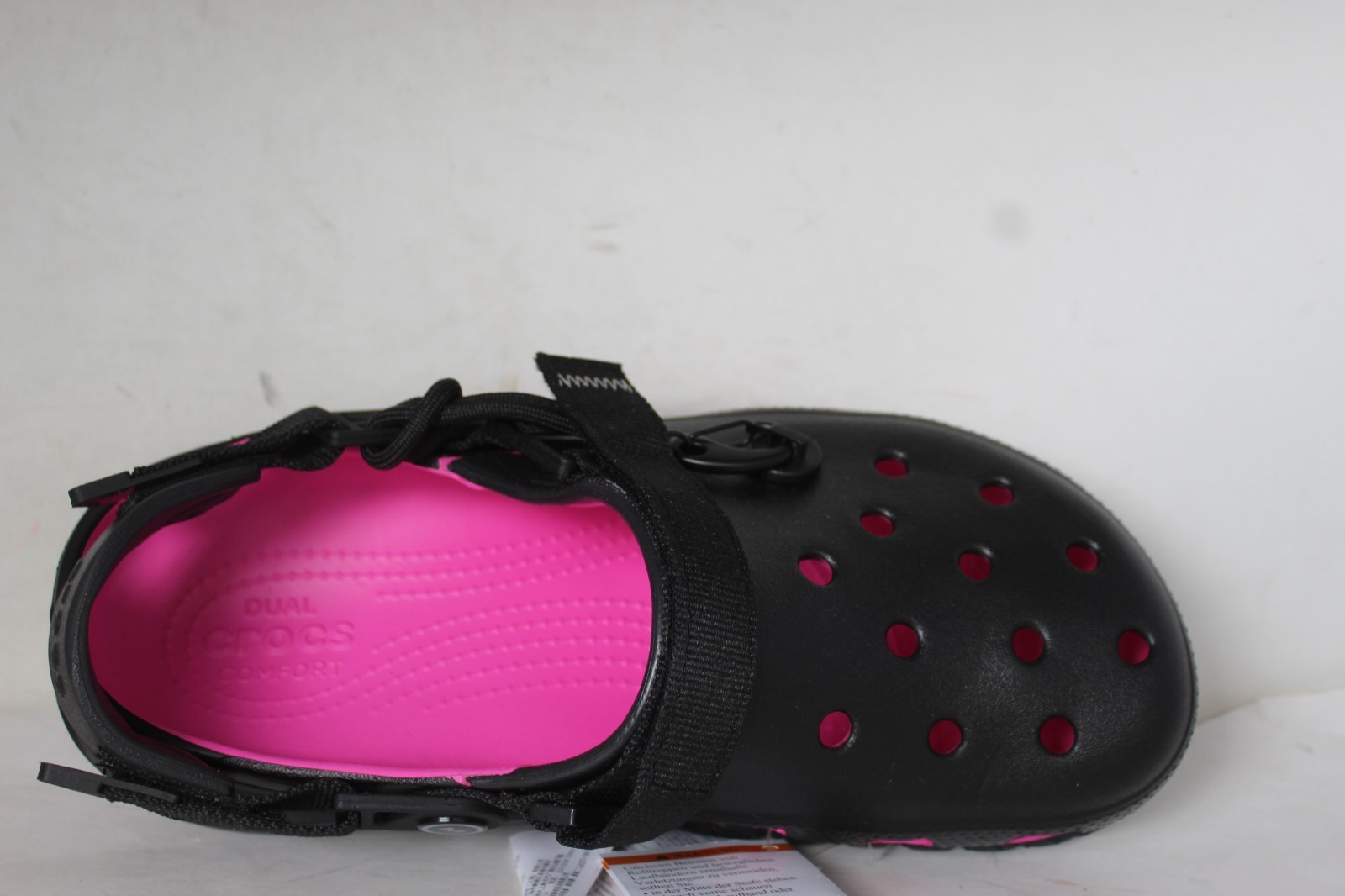 Crocs Unisex Duet 2 Max Post Malone Black Croslite Clog Size M(9) W(11)