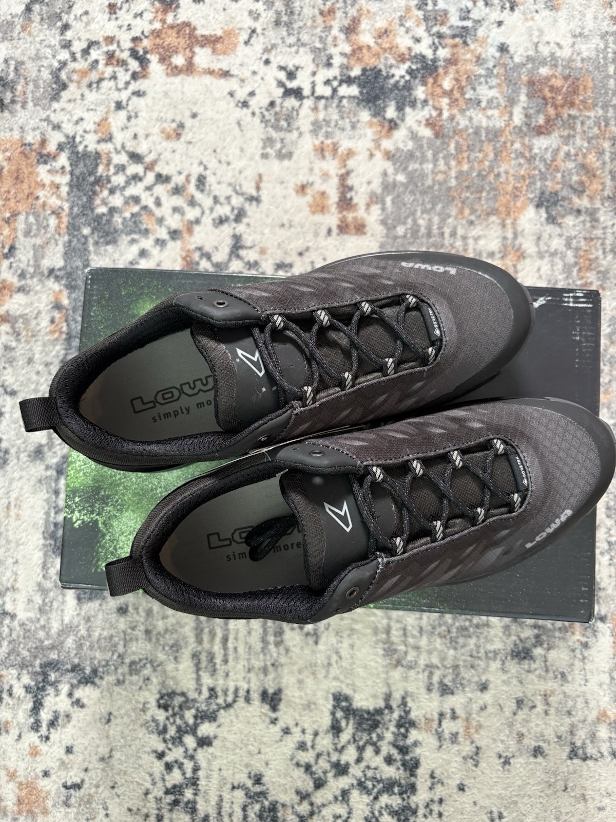 LOWA FERROX GTX LO Shoes Black/anthracite 311696 9937 Size: 8