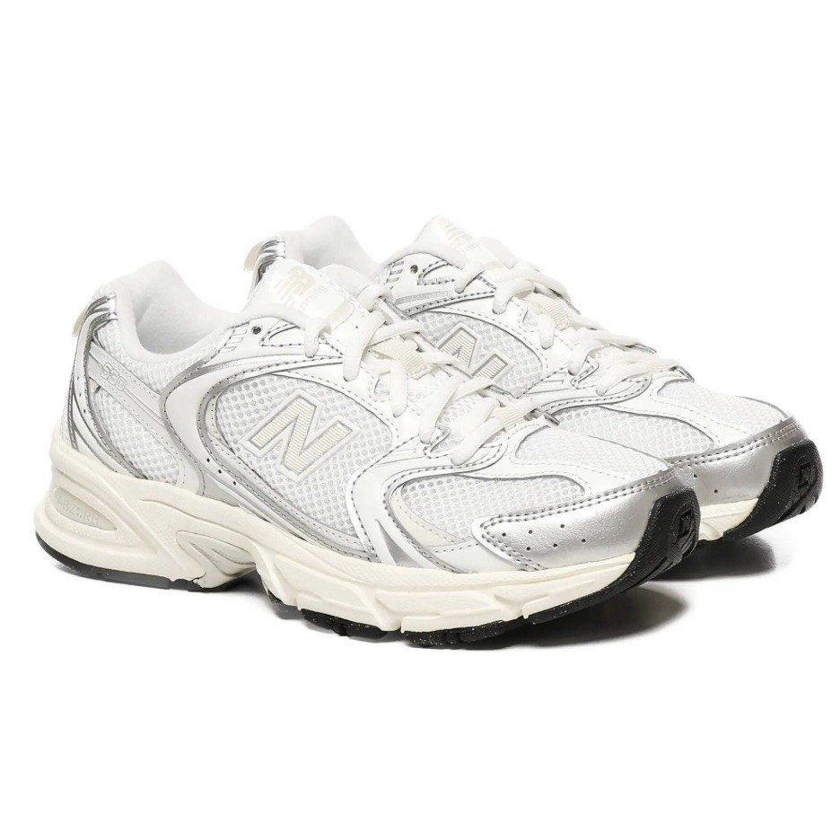 New Balance 530 Casual Shoes Silver Metallic/Linen U530ESB Women’s 6-10