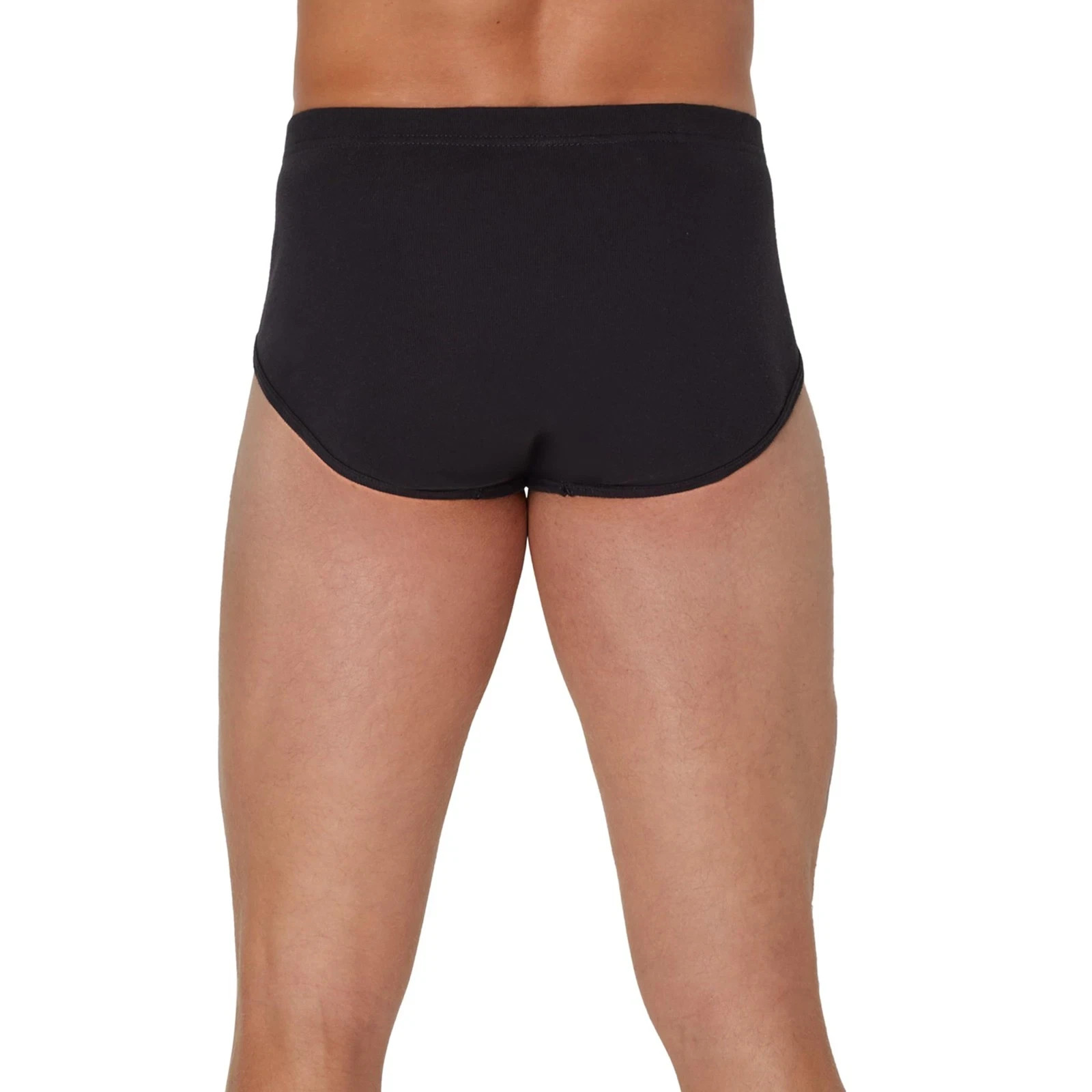 Hanes Men’s Pack, Mid-Rise Briefs, Stretch Large, Assorted Solids 6-pack