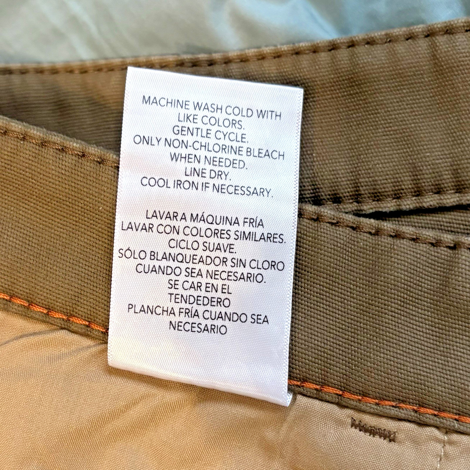 Vtg 40×30 Fleece Men Weatherproof Lined Stretch Canvas Brown Pants Item 1078078