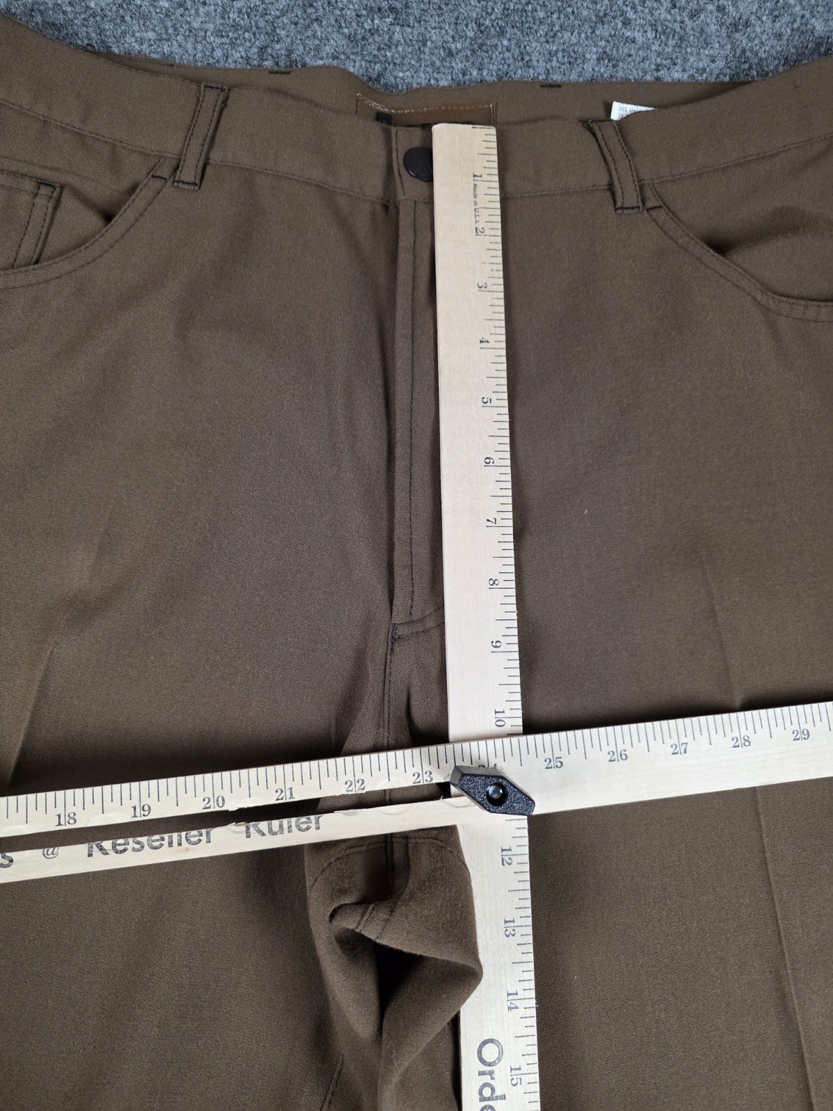 Alberto Brown Polyester Viscose Elastane Tom Ceramica Comfort Fit 5 Pocket Pants