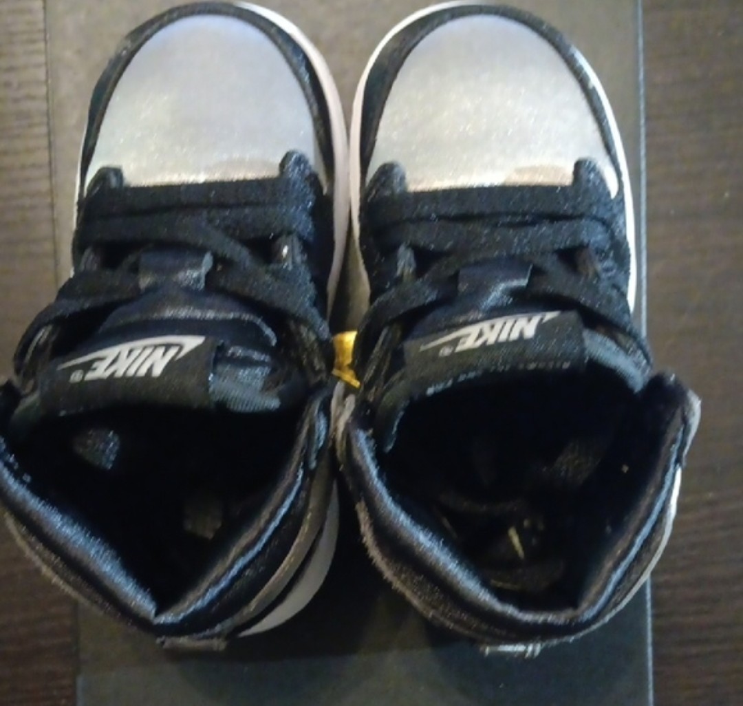 Jordan 1 Retro High OG Satin Shadow (TD) Kids 5c NWBOX