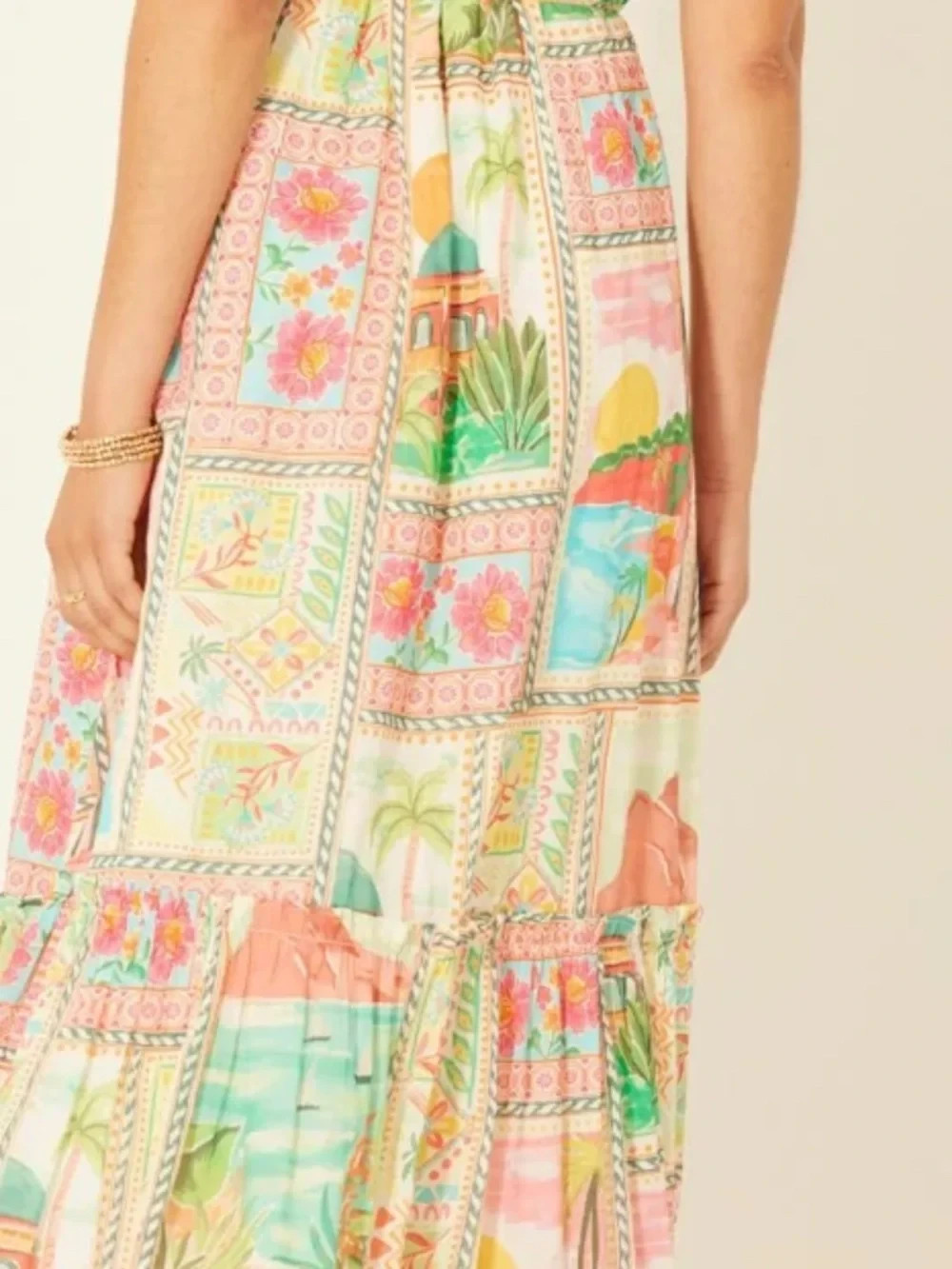 BILA77 Maddison Dress Size Large NWT 100% Cotton Lightweight Casual Vacation