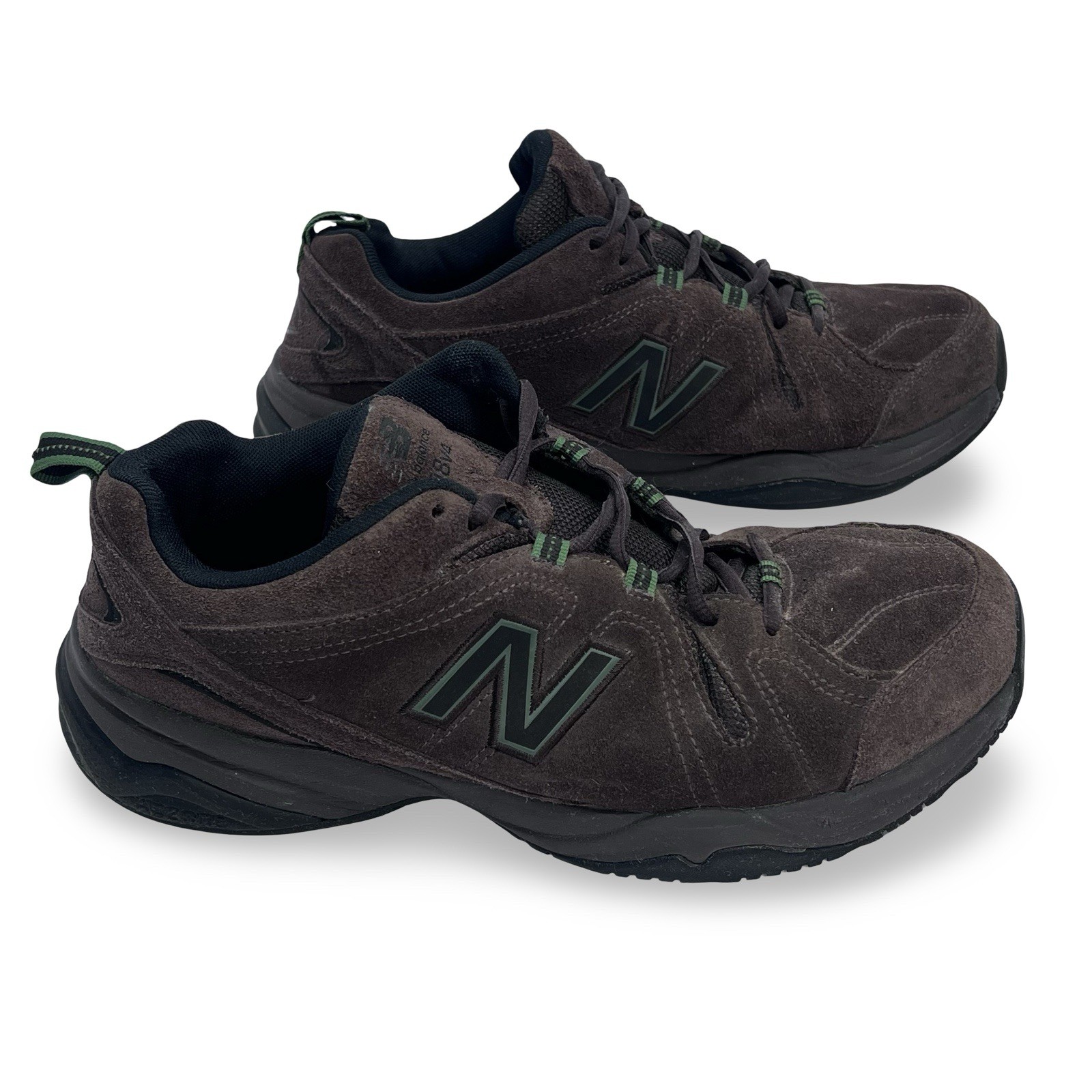 New Balance 608 V4 Size 10.5 4E Brown Suede Green Beef Broccoli MX608V4O