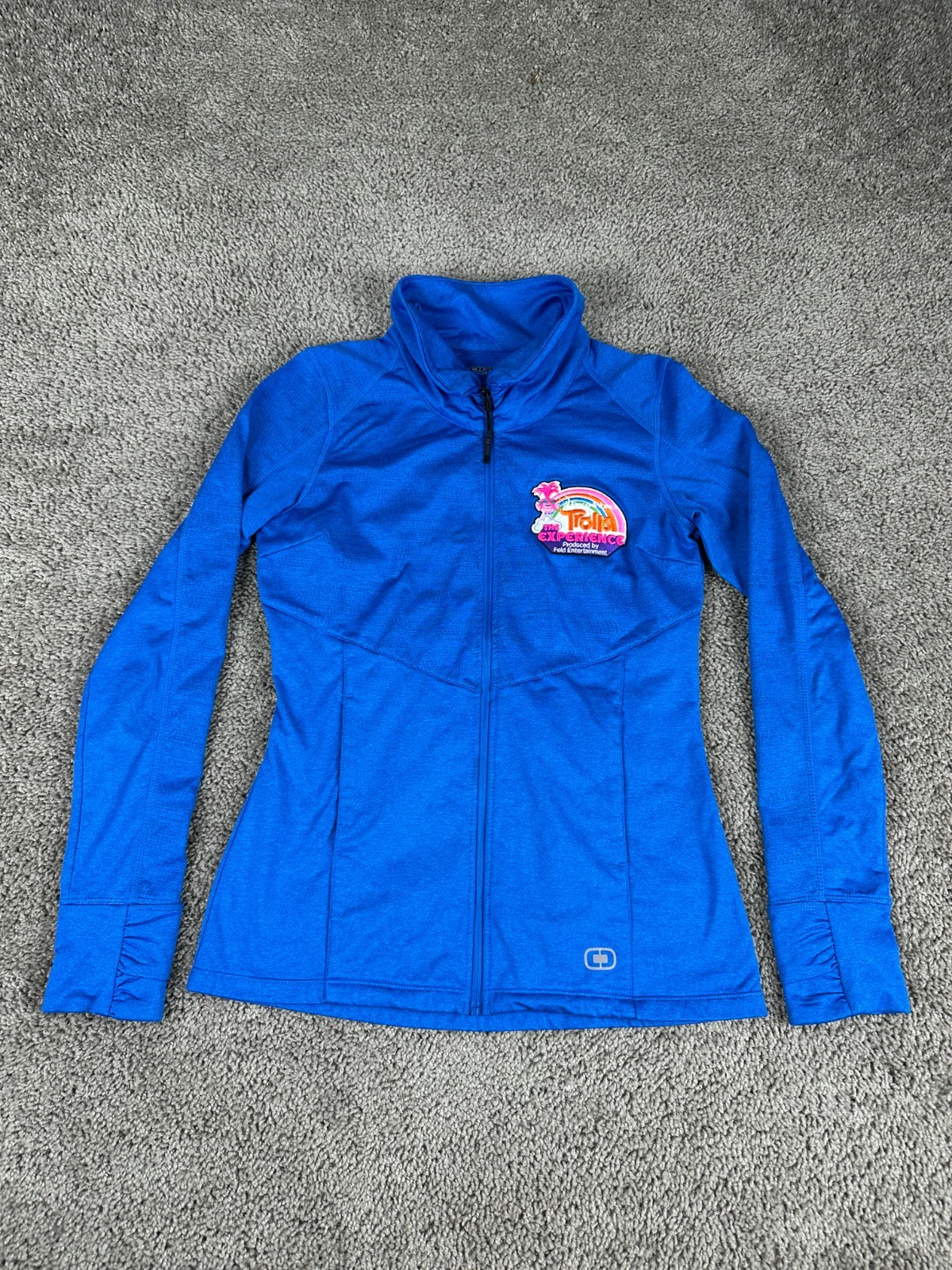 Trolls Jacket Womens XS Blue Trolls The Experience Endurance Full Zip OGIO