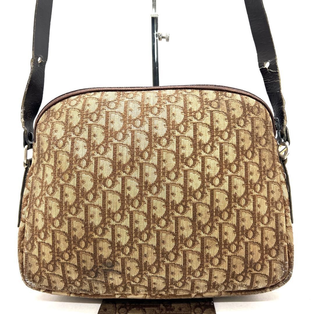 Christian Dior Bag Excellent Condition Dior Handbag One Shoulder Trotter Canvas