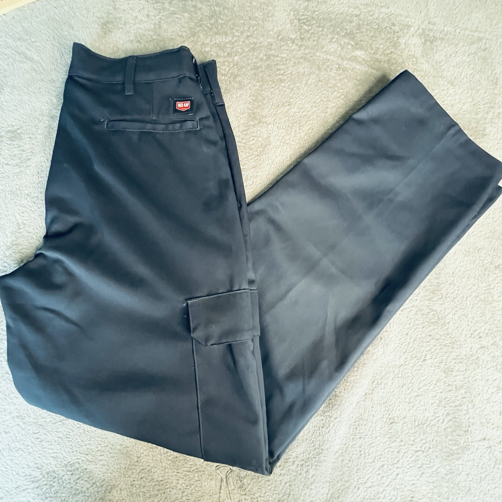 New Red Kap Cargo Work Pants Size 32×34 Navy PT88 (3L)