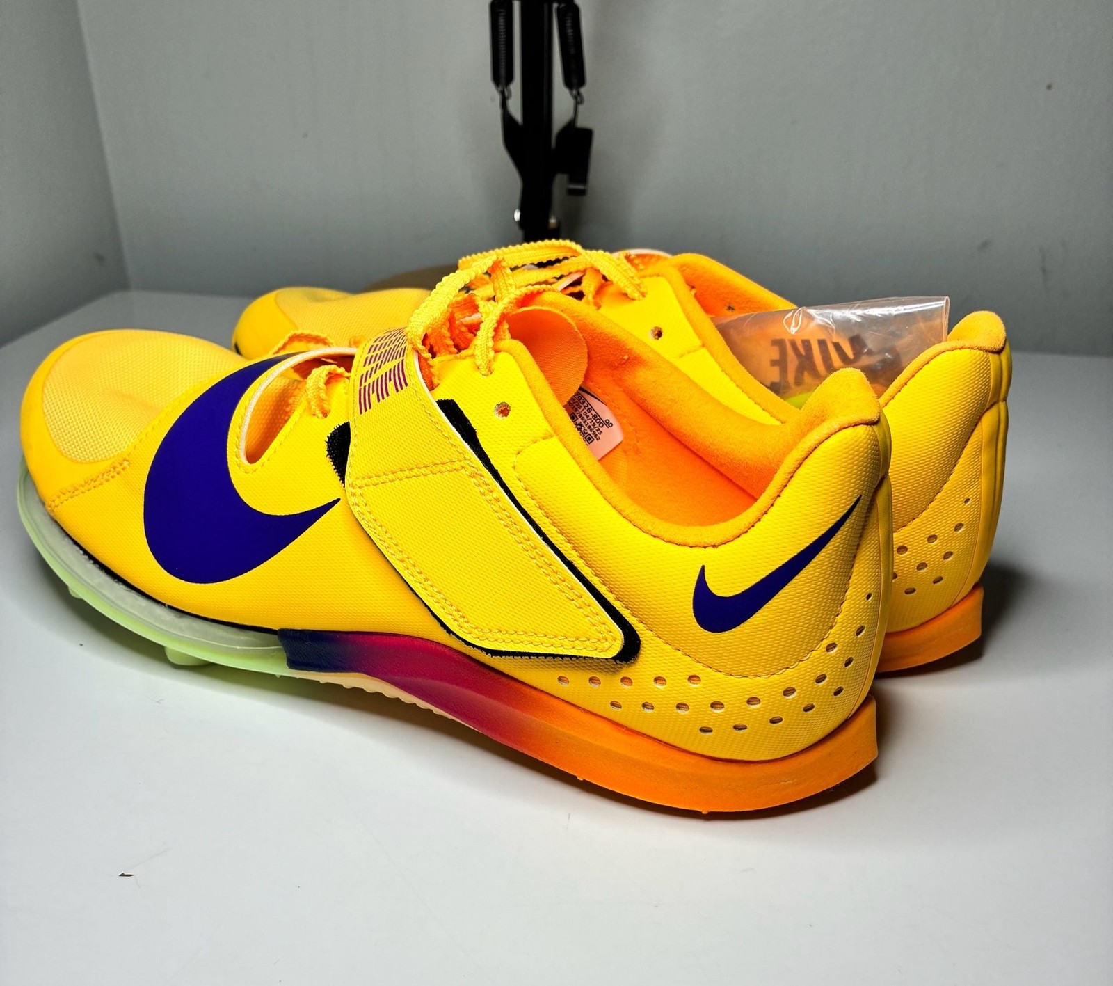 Nike Air Zoom LJ Elite Citron Pulse Track Spikes FZ9326-800