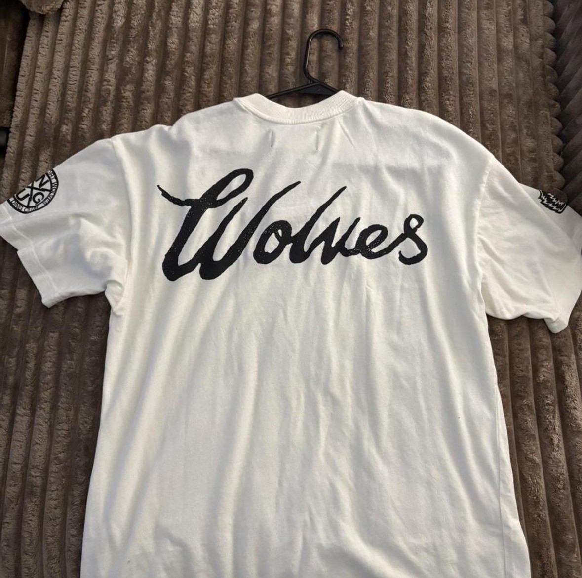 Darc Sport Since “Premium ” Oversized Tee In Cream/Black Size Large deadstock