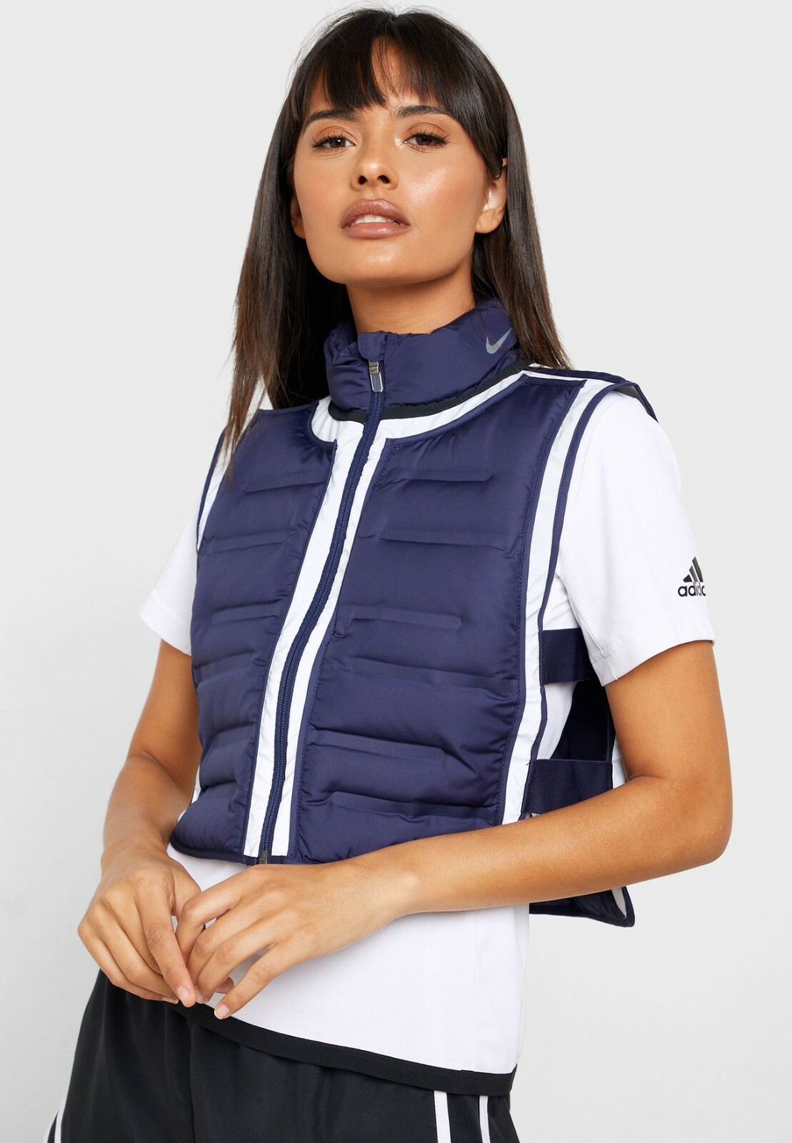 NIKE CITY READY AEROLOFT GILET VEST SIZE S / M (BV4347 498) NAVY