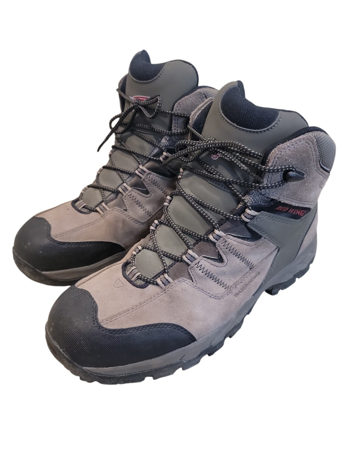Red Wing 6670 Brown Suede Waterproof Hiking Work Steel Toe Boots Mens 12 D