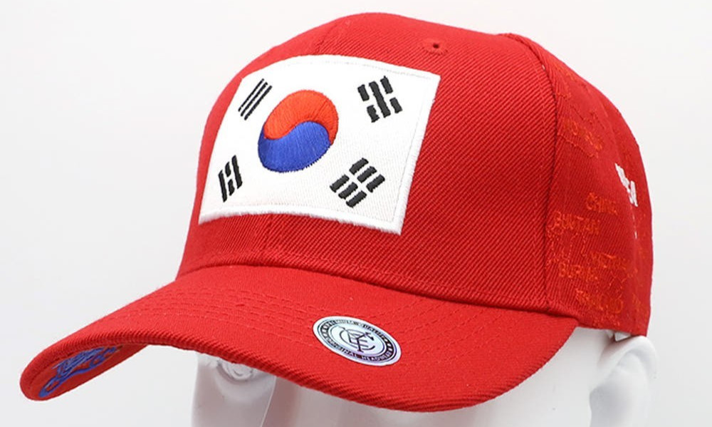 South Korea Flag Baseball Cap South Korean National Team Supporters Dad Hat