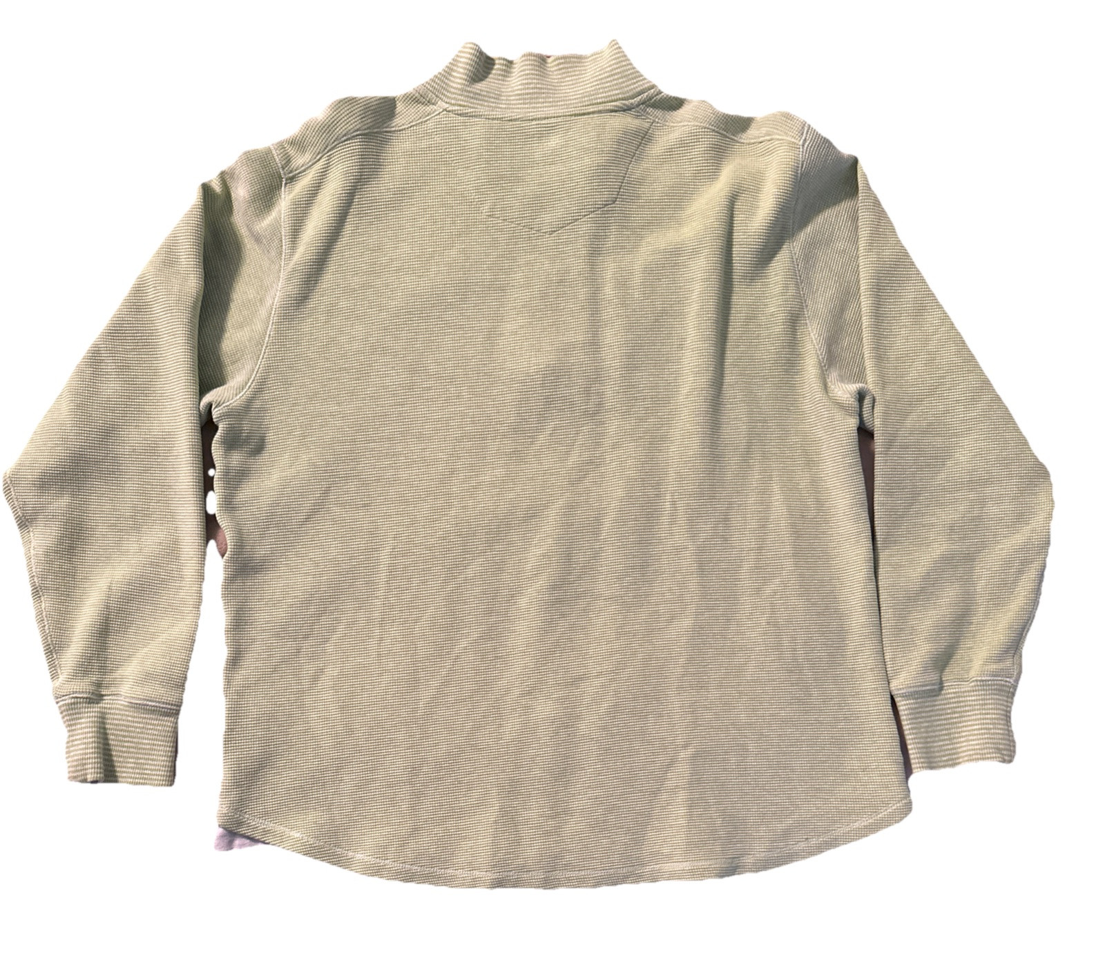 Robert Graham 1/4 zip Pullover Sweatshirt Lime Green Size L