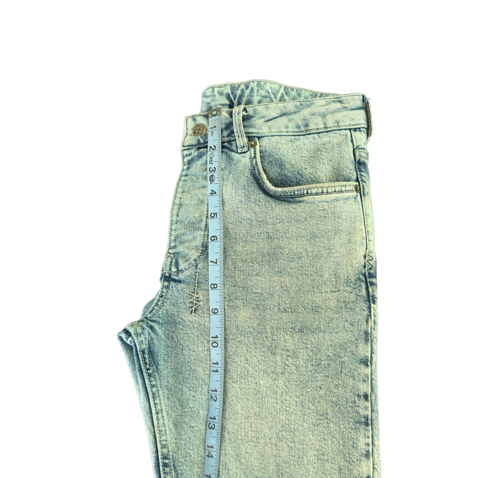 Ksubi Van Winkle Men’s Light Wash Button Flu Slim Skinny Leg Jeans Size 29