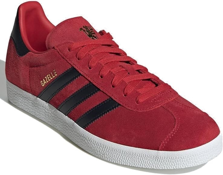 Adidas Manchester United x Gazelle Red Black Men’s Athletic Shoes IE8503
