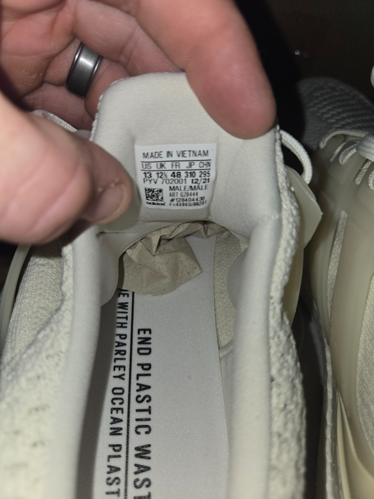 Size 13 – adidas UltraBoost 5.0 DNA Chalk White