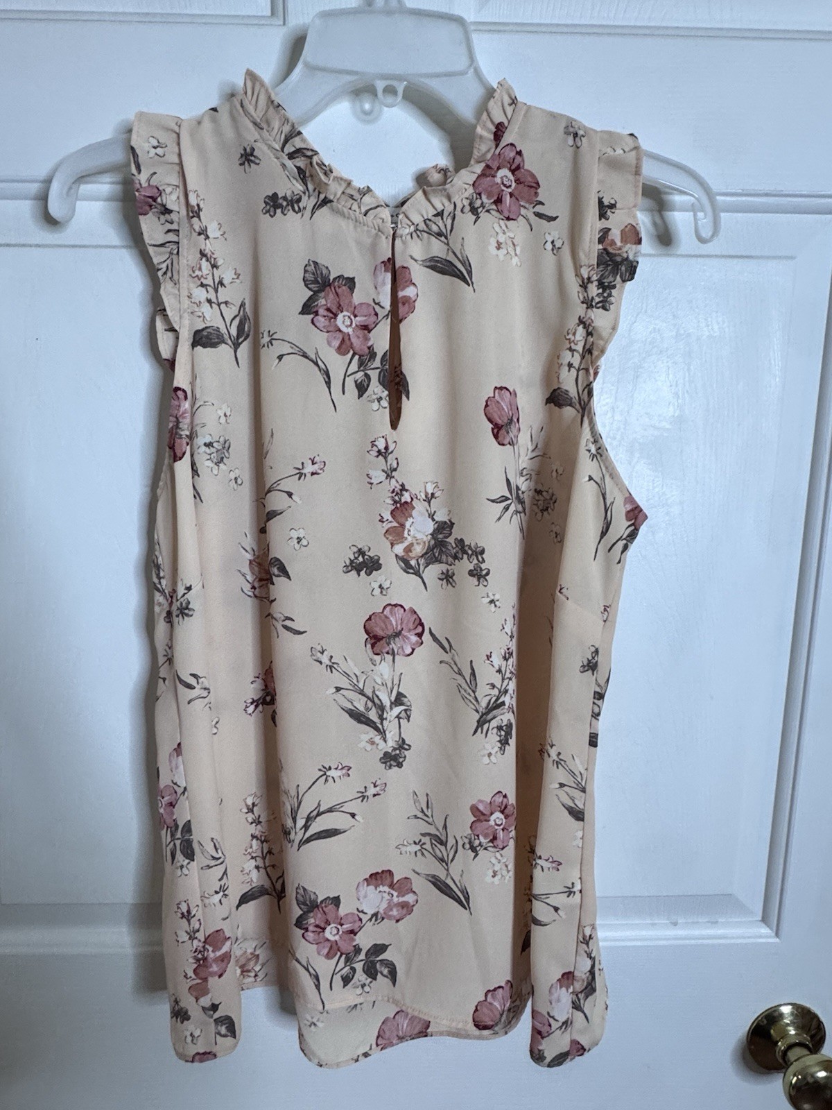 Road And Olive Tank Top blouse